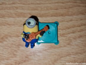 Figuras de goma Kinder: Figura kinder minion minions Stuart guitarra música músico FF296 muñeco Gru mi villano favorito